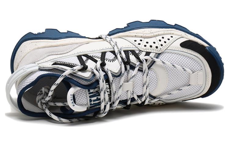 Kenzo Mesh Sneakers with Leather Trimming 'Deep Blue' 圖 5