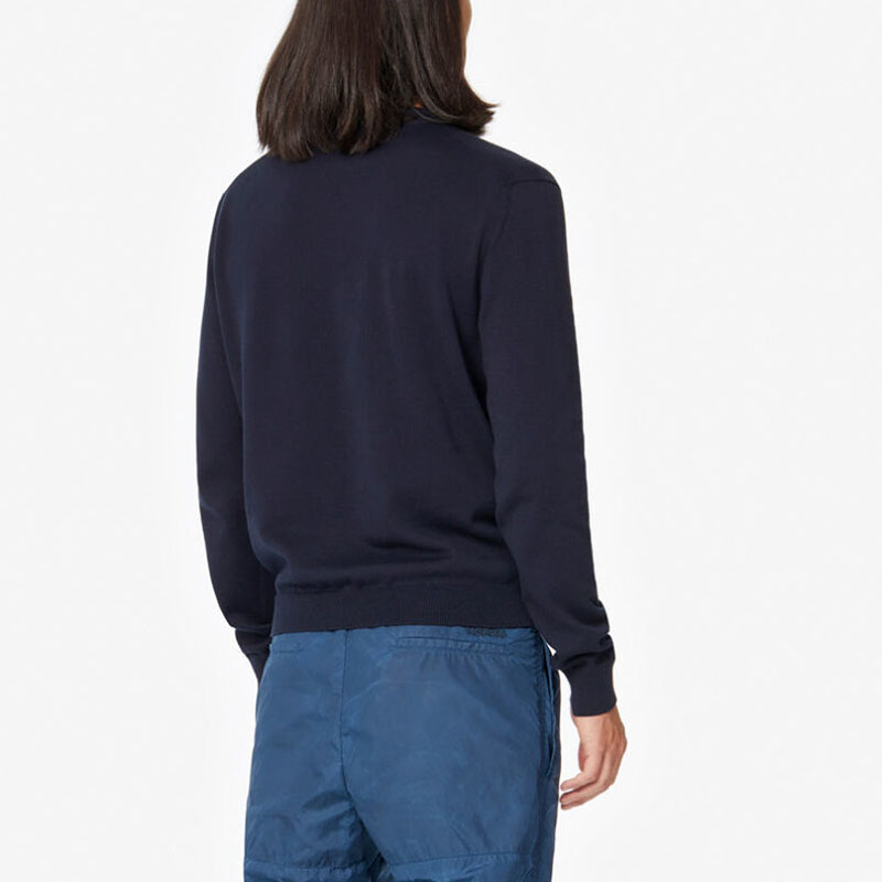 Purchase KENZO Midnight Blue Tiger Head Crewneck Knit Sweater FA55PU5003XB-77