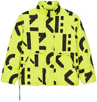 KENZO Mixed Print Down Jacket Teal Orange Green. FB65OU5299NO-59 KENZO Mixed Print Down Jacket Teal Orange Green. FB65OU5299NO-59