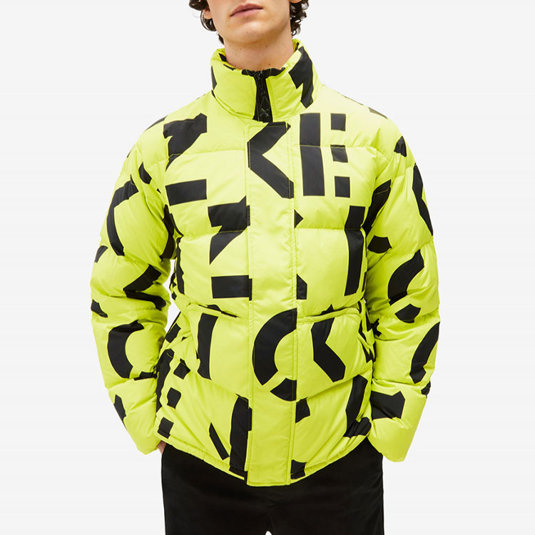 KENZO Mixed Print Down Jacket Teal Orange Green. FB65OU5299NO-59 圖 3