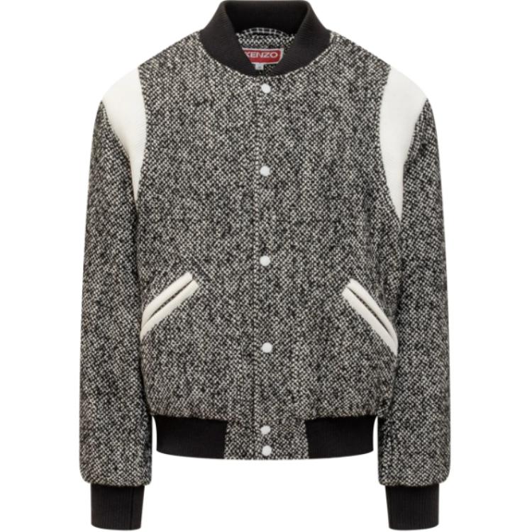 Order Kenzo 多彩棒球領釦式外套 FE65BL1489OX-99