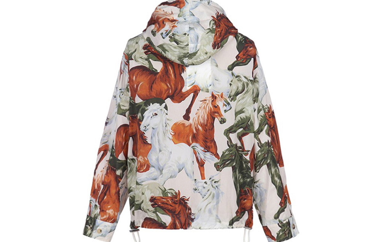 Lookbook 겐조 멀티컬러 말 프린트 디자인 스웻셔츠 FA65BL0499PC-01