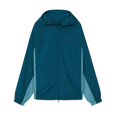 KENZO Multicolor Tiger Head Windbreaker Jacket - Duck Egg Blue FA65BL1481NF-73