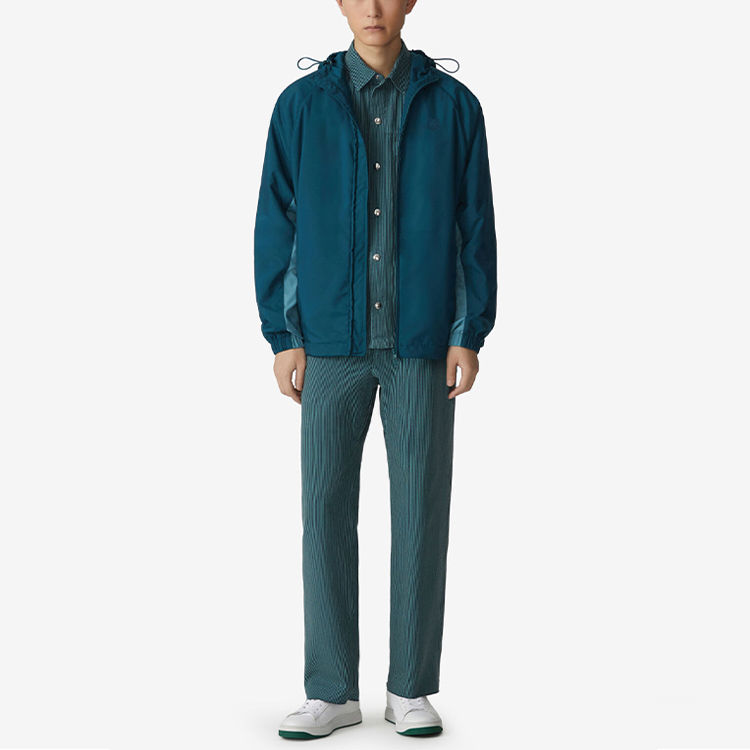 Lookbook KENZO Chaqueta Rompevientos Multicolor Cabeza de Tigre - Azul Huevo de Pato FA65BL1481NF-73