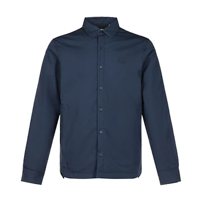 KENZO Navy Blue Lightweight Tiger Head Quilted Jacket Shirt FA65CH4601NE-76