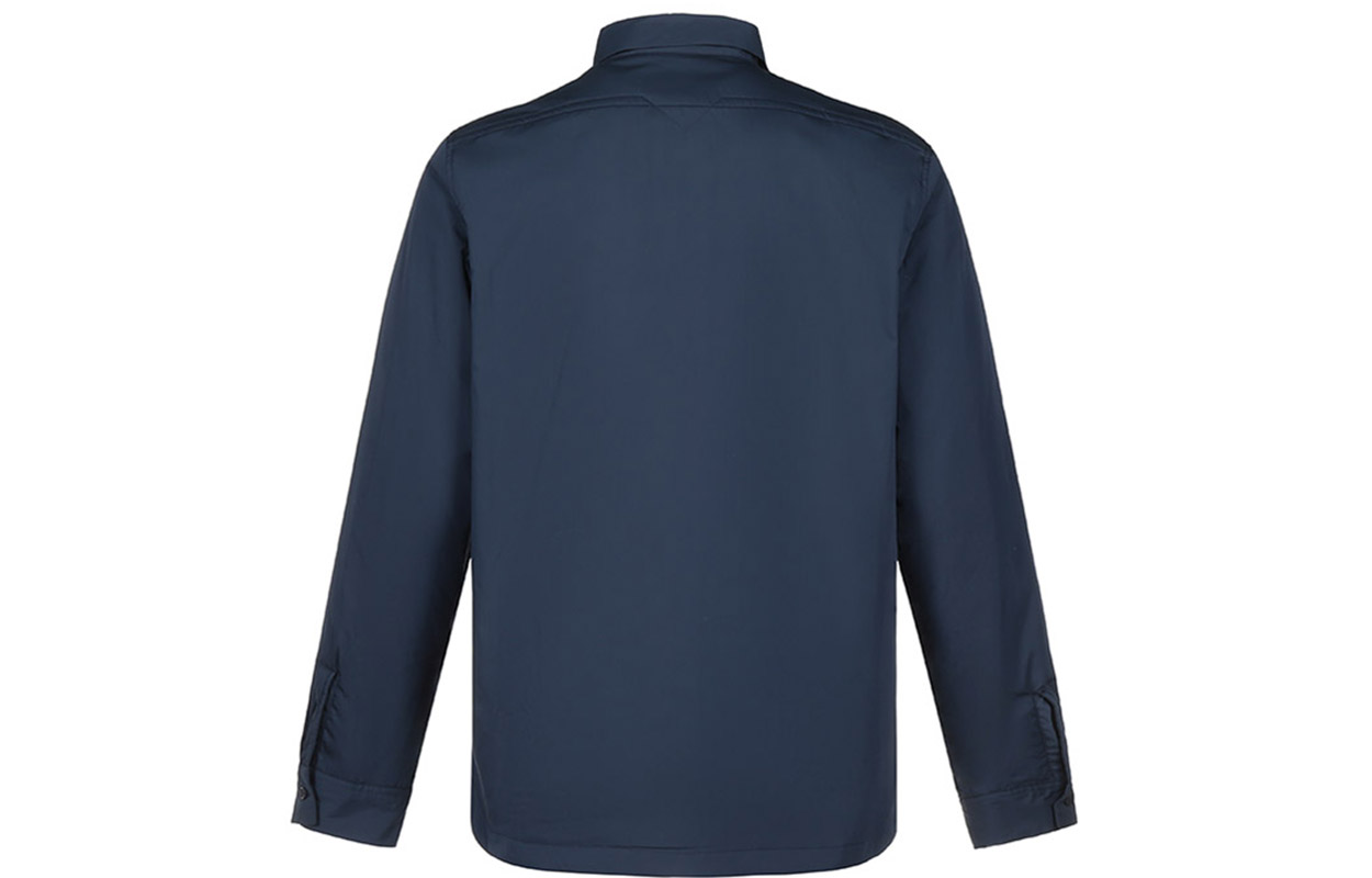 Lookbook KENZO Navy Blue Lightweight Tiger Head Quilted Jacket Shirt FA65CH4601NE-76