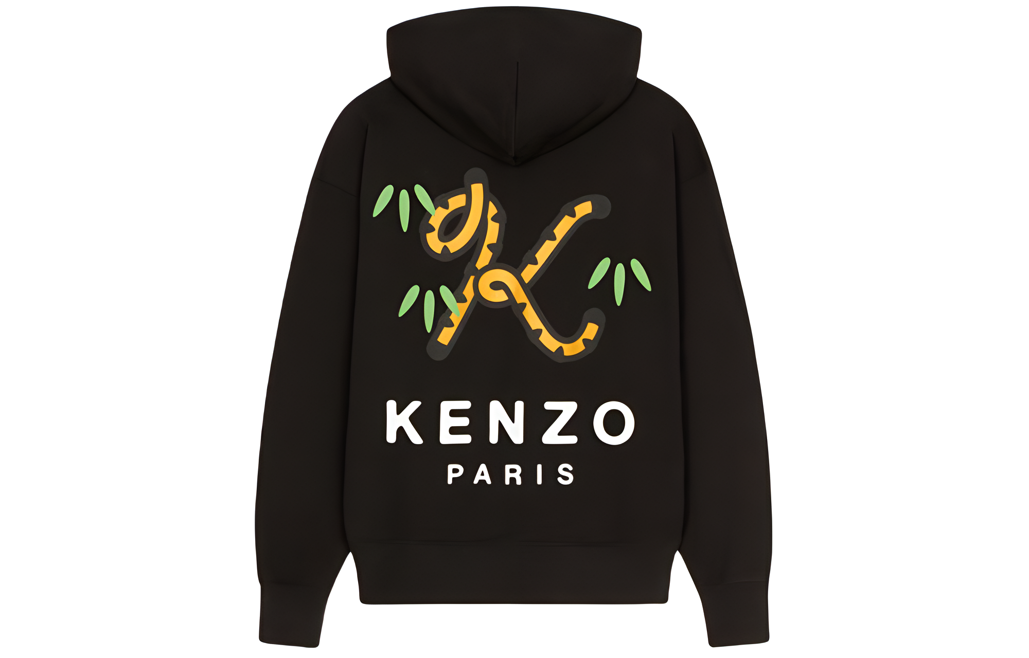 Buy KENZO Nigo Drop2 Tiger Tail Series Large Logo Hoodie Men’s Black FC55SW461CMI-99J-L
