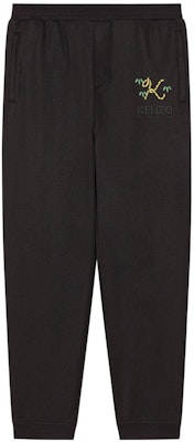 KENZO Nigo 第二季虎尾标刺绣长裤 黑色 秋季款式. FC65PA7904IP-99J Order KENZO Nigo 第二季虎尾标刺绣长裤 黑色 秋季款式. FC65PA7904IP-99J