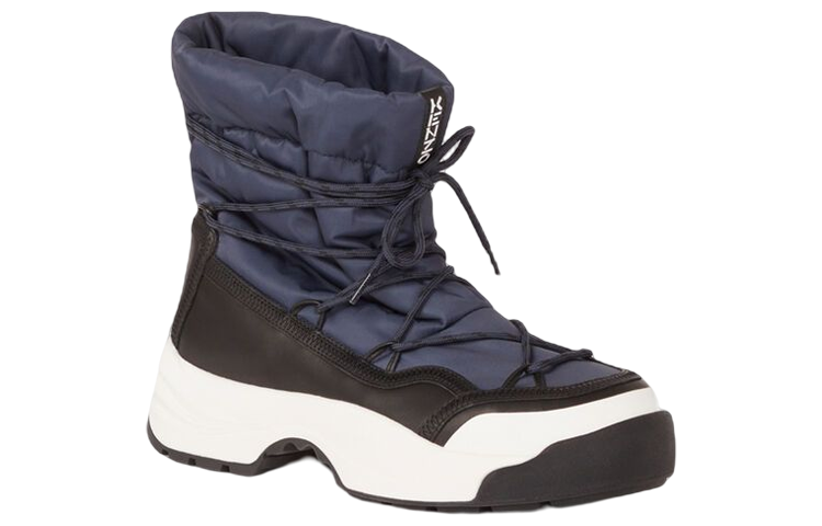 Kenzo Nylon Lace-Up Boots 'Blue Black' 圖 2