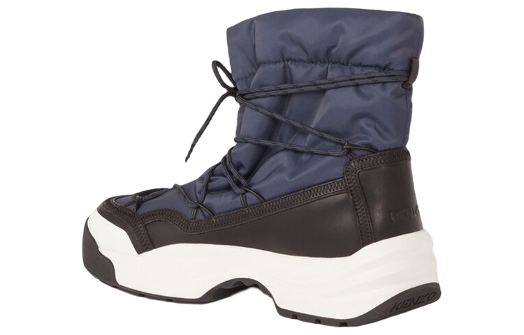 Kenzo Nylon Lace-Up Boots 'Blue Black' 圖 3