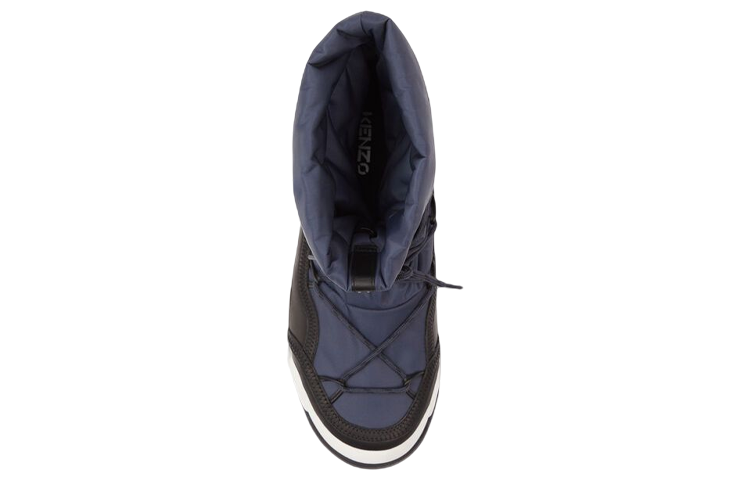 Kenzo Nylon Lace-Up Boots 'Blue Black' 圖 4