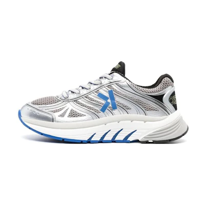 Kenzo Nylon Low-Top Lace-Up 'Silver'