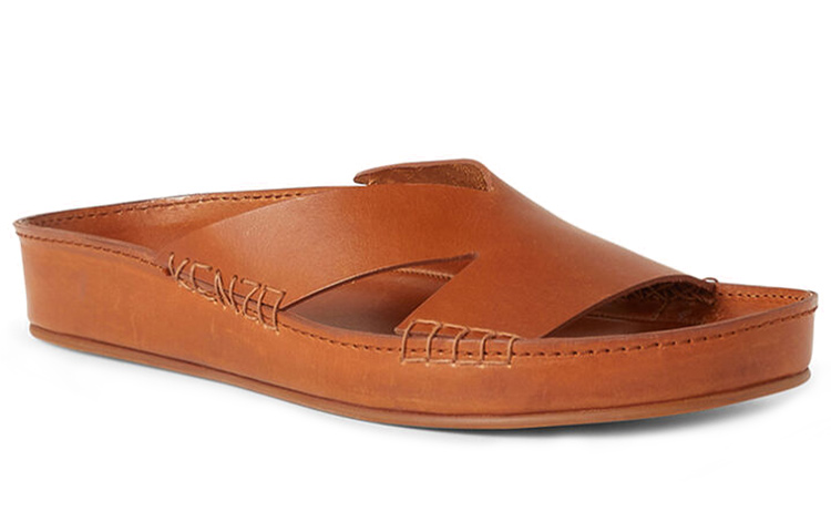 Order ケンゾー オパンカ レザー スライド (ブラウン) FB55MU023L65-13