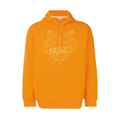 KENZO Orange Pullover Hoodie with Long Sleeves F955SW4234XF-17