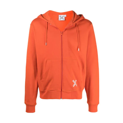 KENZO Orange Zip-Up Hoodie Jacket FA65BL7204MS-16