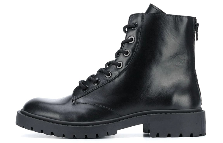 Kenzo Pike Leather Lace-Up Ankle Boots 'Black' FA65BT340L62-99