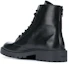 Shop Kenzo Pike Sepatu Bot Kulit Hitam dengan Tali Ankle FA65BT340L62-99