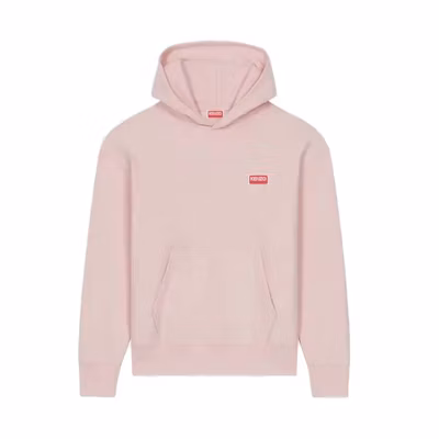 KENZO Pink Logo Print Hoodie FD65SW0704ME34