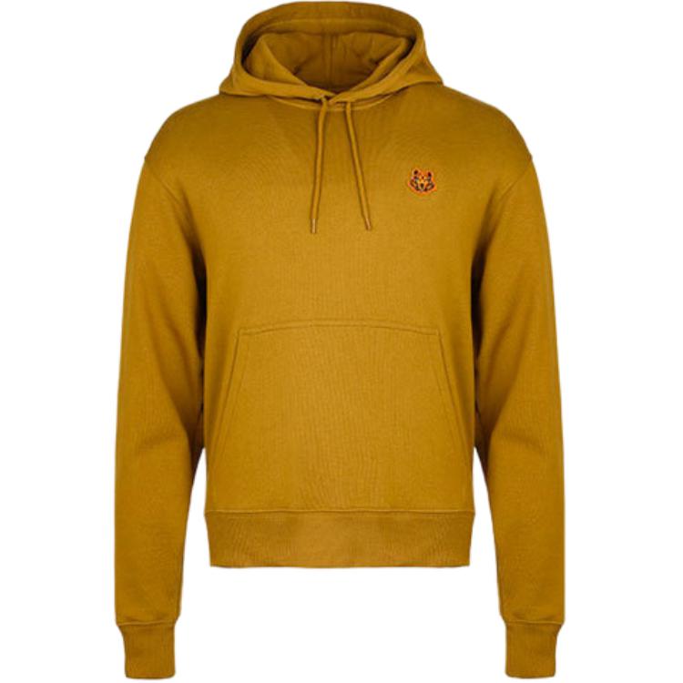 KENZO Plain Mustard Yellow Pullover Sweatshirt FA65SW3604MD-48