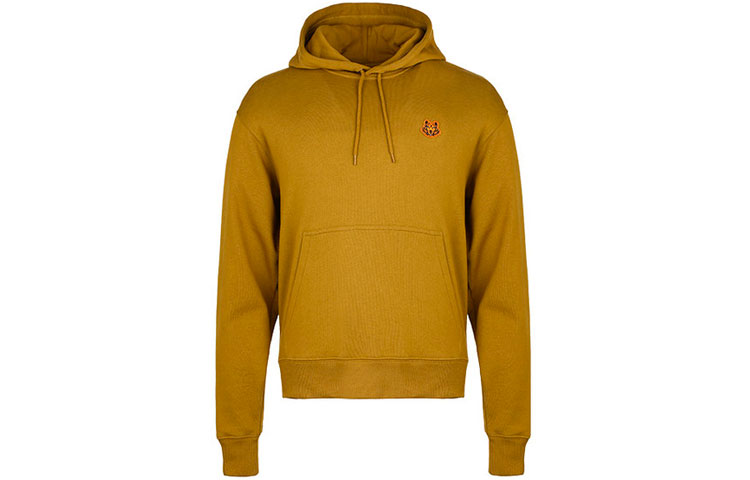 Order KENZO Sweatshirt Mustard Yellow Pullover Lelaki Wanita FA65SW3604MD-48