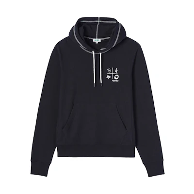 KENZO Printed Hoodie Black FA55SW3644ME-99