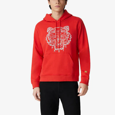 KENZO 红色刺绣虎头连帽衫 FB55SW3304MM-21 Lookbook KENZO 红色刺绣虎头连帽衫 FB55SW3304MM-21