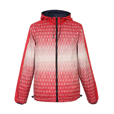 KENZO Reversible Hooded Jacket Deep Blue/Red FA55BL1511NG-77