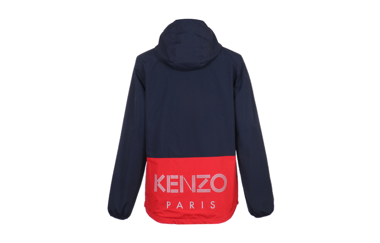 Purchase KENZO Reversible Hooded Jacket Deep Blue/Red FA55BL1511NG-77