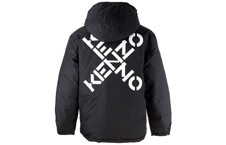 KENZO Reversible Logo Print Hooded Down Jacket Black/Green. 5OU5851NH-99 圖 3
