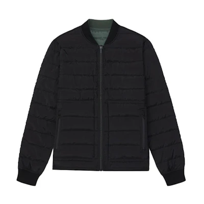 KENZO Reversible Solid Down Jacket Black FA65BL1111NF-99