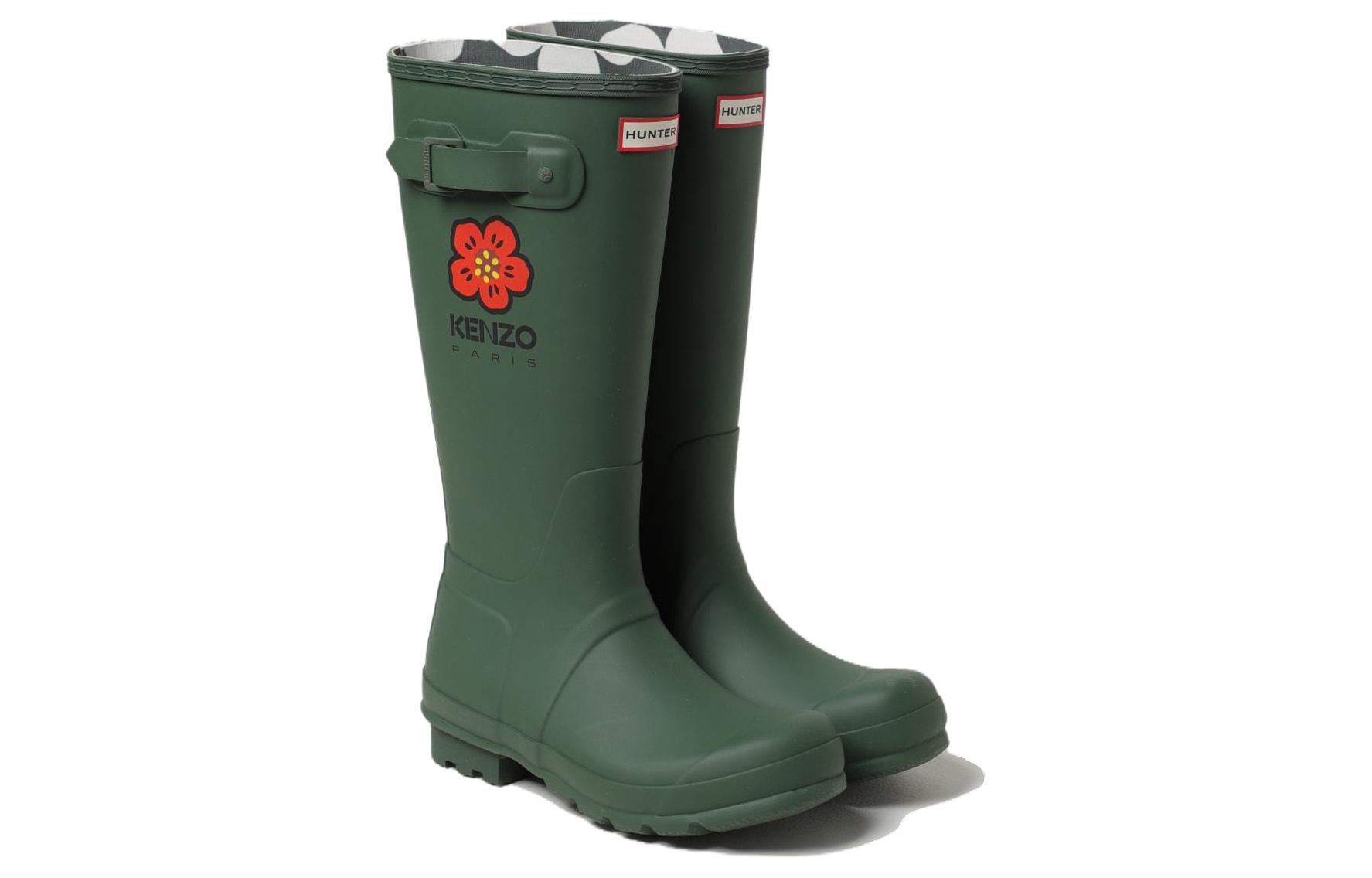Kenzo Rubber Toe Slip-On Boots 'Green' 圖 4