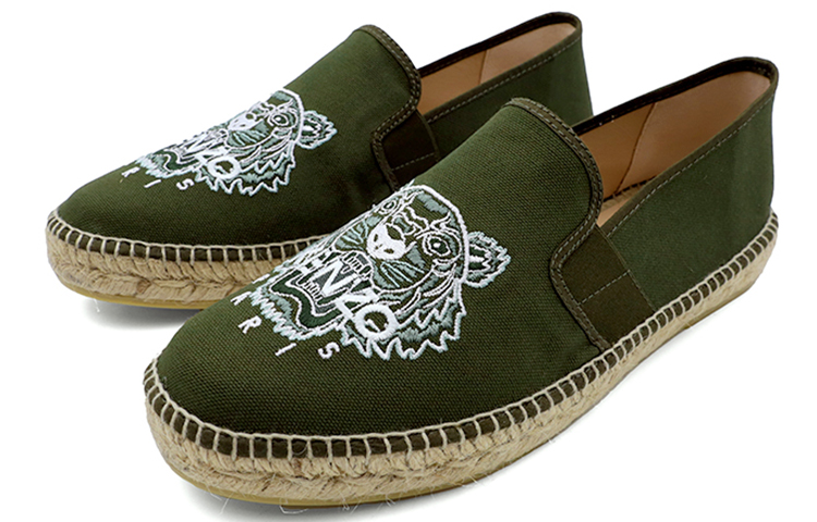 Kenzo Slip-On 'Embroidered Tiger Dark Green' 圖 2