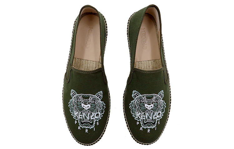 Kenzo Slip-On 'Embroidered Tiger Dark Green' 圖 3