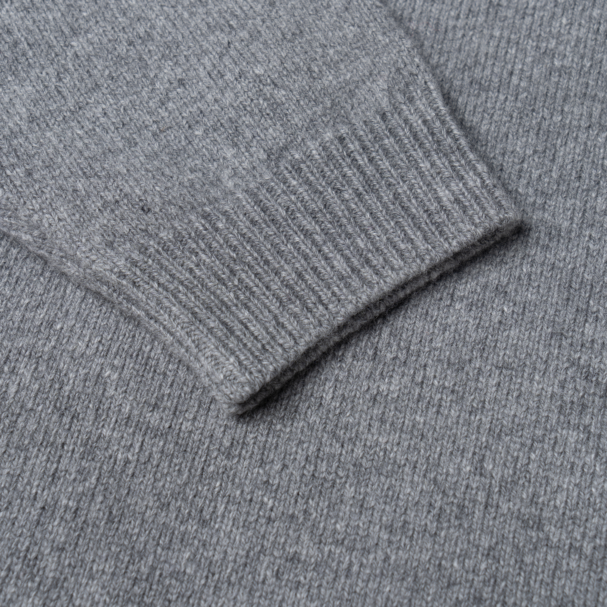 Details for KENZO Solid Color Crewneck Long Sleeve Sweater Men’s Grey FD65PU4193LC-94