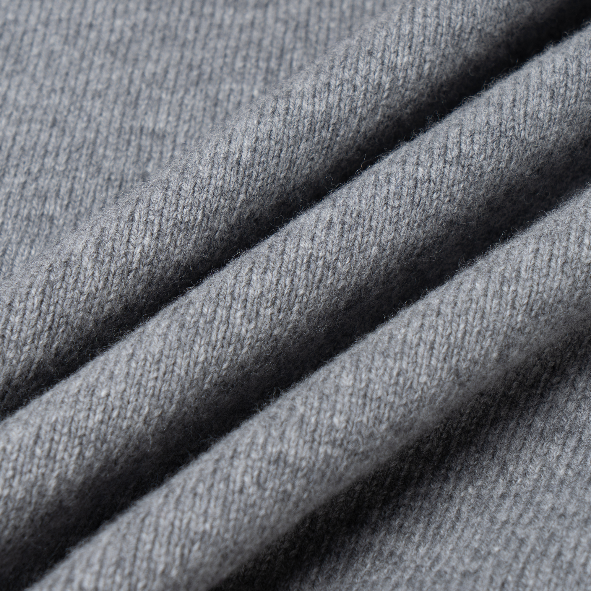 Cheap KENZO Solid Color Crewneck Long Sleeve Sweater Men’s Grey FD65PU4193LC-94