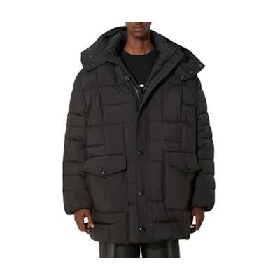 KENZO Solid Color Zip-Up Hoodie Jacket - Black FE65OU3129NL-99