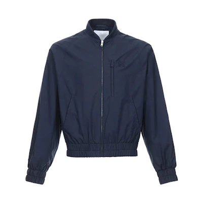 KENZO Solid Cotton Jacket Navy Blue FA65BL1929CC-76