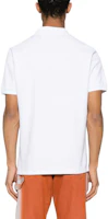 Purchase KENZO Solid Logo Printed Short Sleeve Casual Polo Shirt White FE55PO5364PU-01