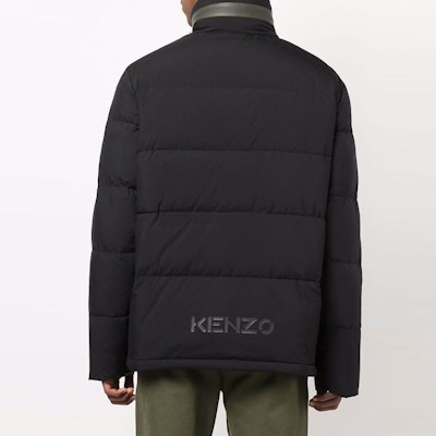 KENZO Chaqueta Acolchada Slim Fit Cuello Alto Hombre Negra. FB65OU1271NI-99 Details for KENZO Chaqueta Acolchada Slim Fit Cuello Alto Hombre Negra. FB65OU1271NI-99