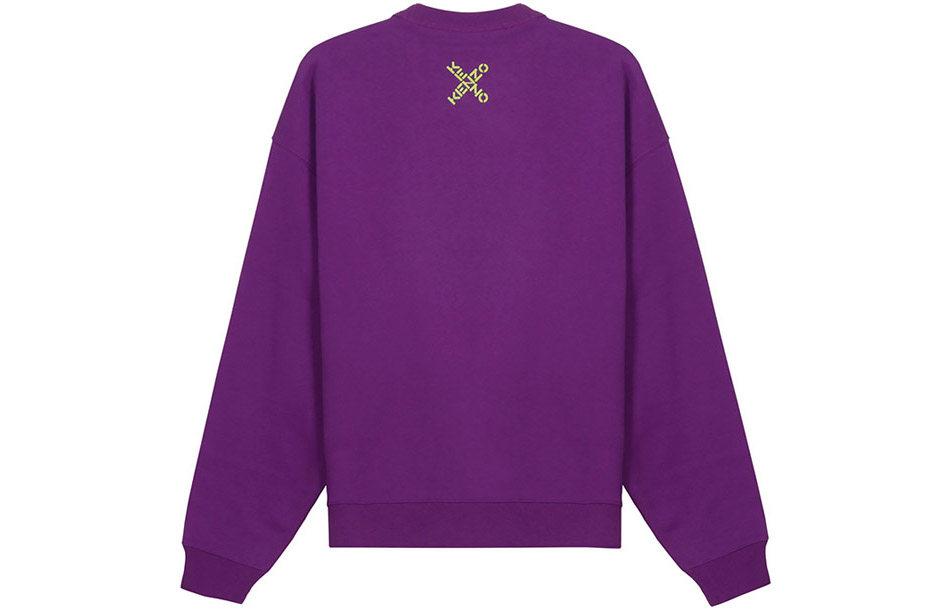 Kenzo SPORT Big X Logo Crewneck Sweatshirt Purple - FA65SW5214MS-83 圖 3
