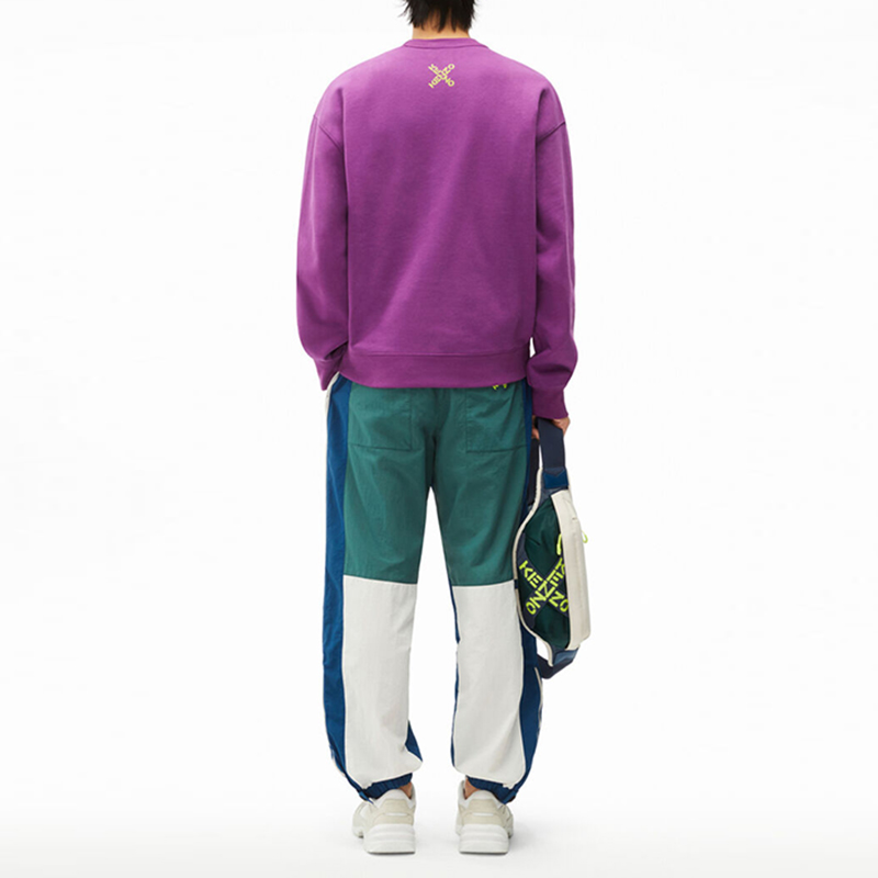 Kenzo SPORT Big X Logo Crewneck Sweatshirt Purple - FA65SW5214MS-83 圖 5
