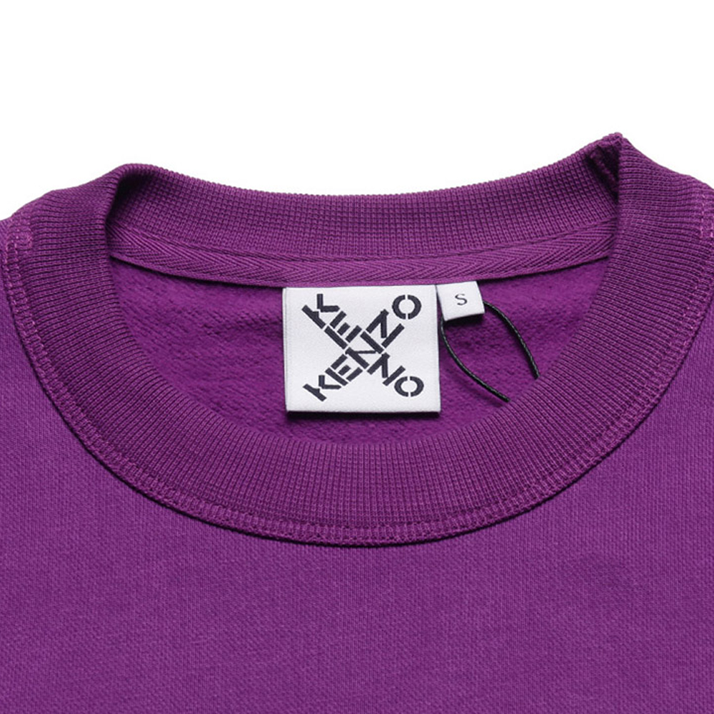 Kenzo SPORT Big X Logo Crewneck Sweatshirt Purple - FA65SW5214MS-83 圖 6