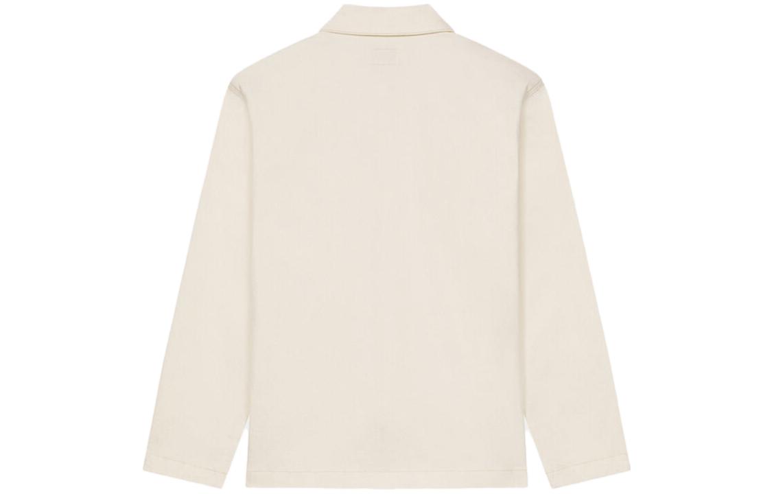 Lookbook KENZO Chaqueta Casual de Mezclilla Off-White Primavera Verano con Cuello Dobladillo FD55DC5046D2-WB