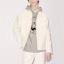 Shop KENZO Chaqueta Casual de Mezclilla Off-White Primavera Verano con Cuello Dobladillo FD55DC5046D2-WB