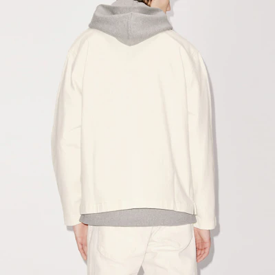 KENZO Chaqueta Casual de Mezclilla Off-White Primavera Verano con Cuello Dobladillo FD55DC5046D2-WB Purchase KENZO Chaqueta Casual de Mezclilla Off-White Primavera Verano con Cuello Dobladillo FD55DC5046D2-WB