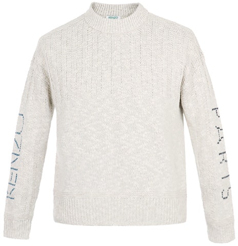 kenzo-ss-20-crew-neck-long-sleeve-loose-knit-sweater-beige-fa-55-pu-5123-le-02