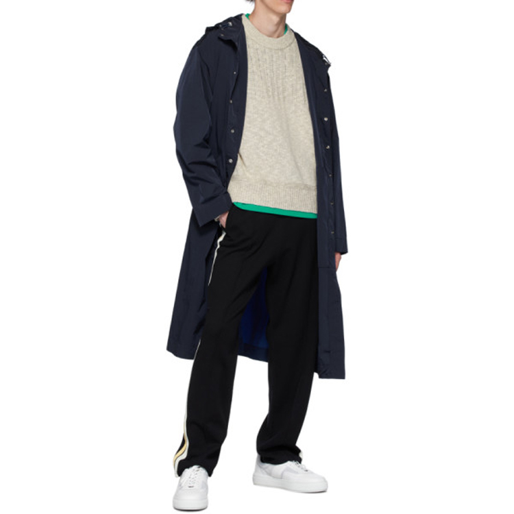 Shop KENZO SS20 Baju Knit Lengan Panjang Leher Bulat Longgar Beige FA55PU5123LE-02