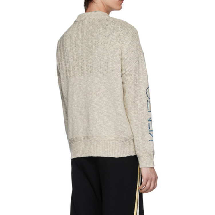 Purchase KENZO SS20 Baju Knit Lengan Panjang Leher Bulat Longgar Beige FA55PU5123LE-02