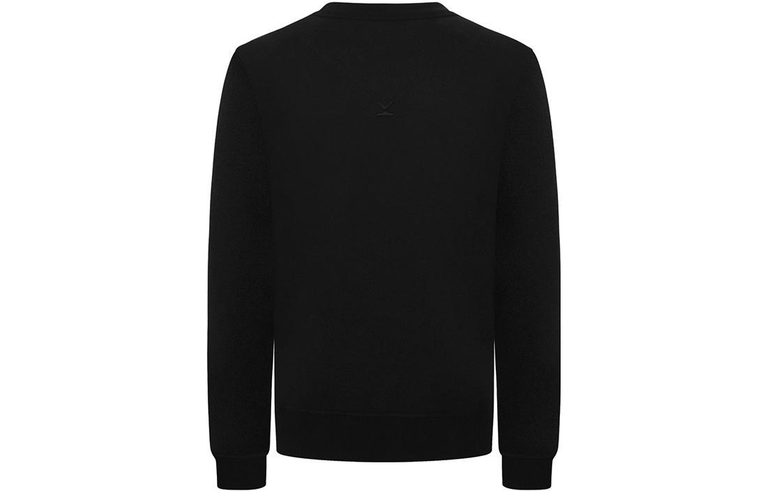 Kenzo SS21 Badge Pullover Crewneck Sweatshirt Black Mens FB65SW0064ML-99 圖 3