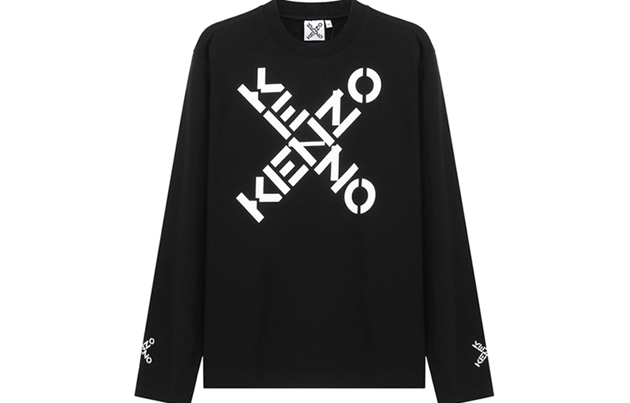 KENZO SS21 Big X Logo Crewneck Long Sleeve Sweatshirt Black FB55TS1534SK-99 圖 2